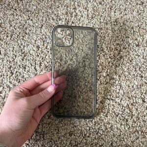 Grey/Clear IPhone 14 plus case